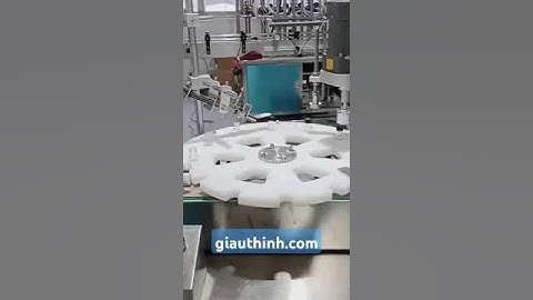 Máy Chiết Rót Vặn Nắp Chai Tự Động #maychietrot