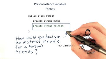 Friends Instance Variable - Intro to Java Programming
