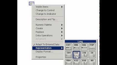 LabVIEW Tips: Change the datatype of a constant