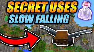 Top 5 SECRET USES For Slow Falling! - Minecraft Java/Bedrock 1.13 Update Aquatic Top 5 Secret Uses