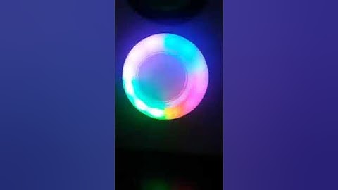 UFO 90mm RGB flashing in cycle with 60mm white center illuminated push button for crane machine