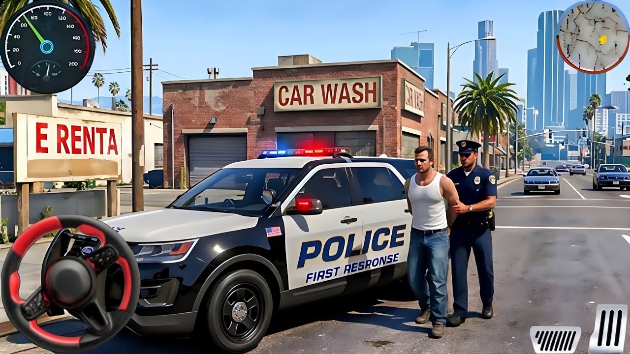 Police Car Chase Simulator 3D Games - Real Cop Cars Police Driving Simulator 2025 - Android Gameplay