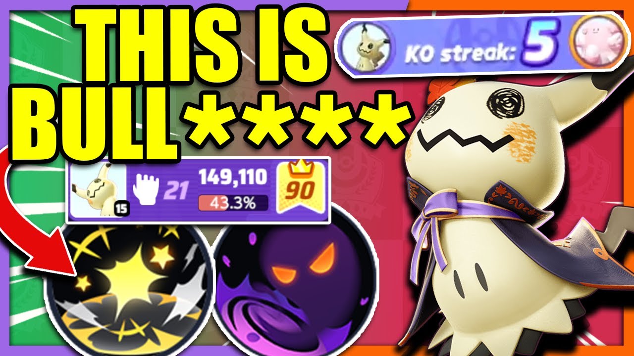 PLAY ROUGH MIMIKYU is the most CONTROVERSIAL MOVE right now | Pokemon Unite
