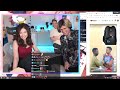 Pokimane reacts to fortinayt vs baba g for the first time with xqc