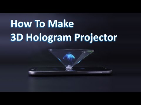 Kaip pasigaminti 3D hologramų projektorių | How to make 3D hologram projector | DIY for Kids