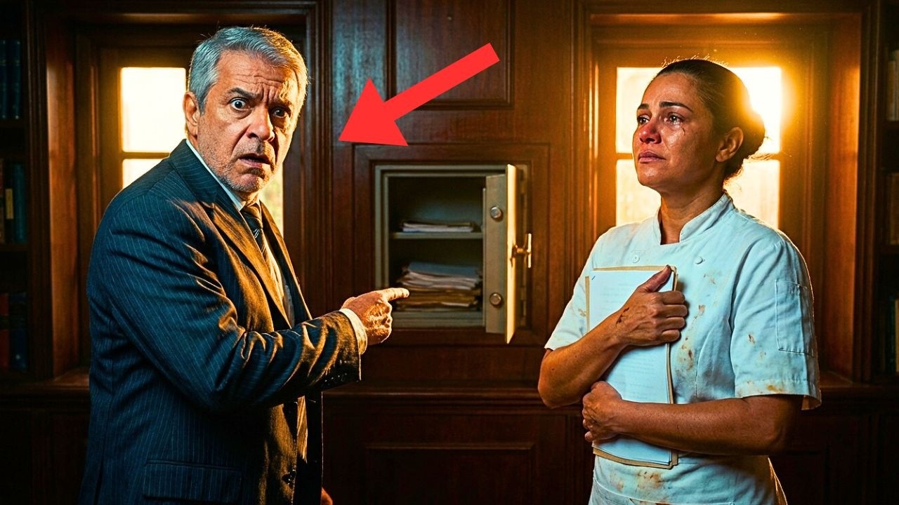 EMPRESARIO LLEGA TEMPRANO A CASA… Y SORPRENDE A SU COCINERA CON LA CAJA FUERTE ABIERTA...