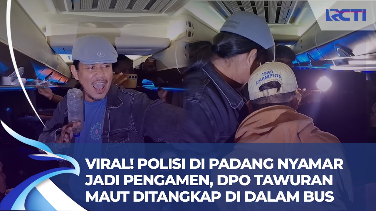 Bak Adegan Film! Polisi Nyamar Pengamen, DPO Tawuran Maut Dibekuk di Bus