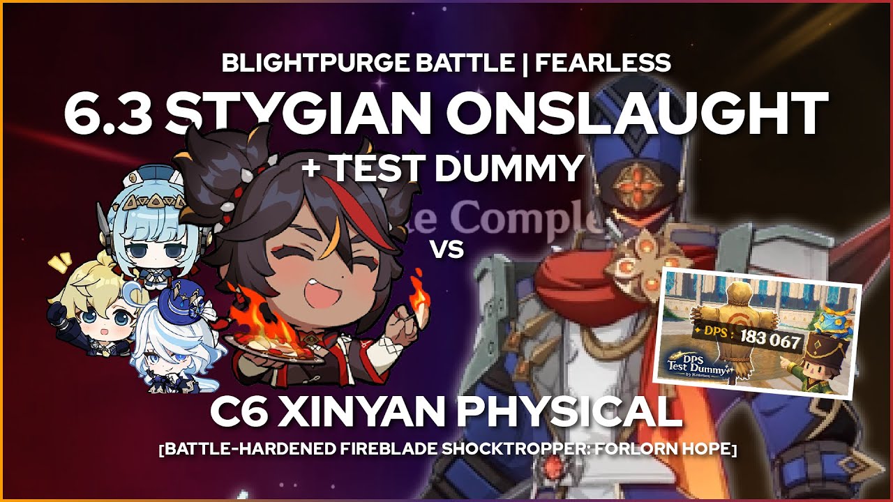 Xinyan vs Shock Trooper + Test Dummy [6.3 Stygian Onslaught | Fearless]