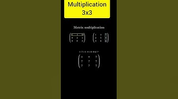 🚀 Multiply Any 3x3 Matrix FAST! (Step-by-Step Guide to Master Matrix Math!)