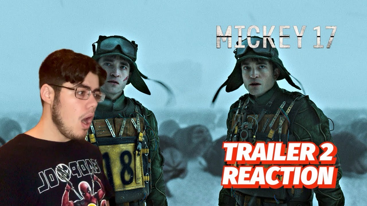 MICKEY 17 | TRAILER 2 FULL REACTION! | THOUGHTS AFTERWARDS!!! - YouTube