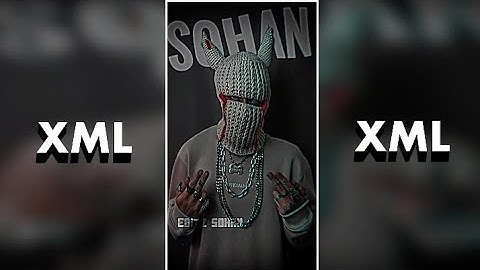 Mujhe pyar hua tha xml file | Mc stan | Hindi xml Alight motion | @Edit Of Sohan #xmlpreset