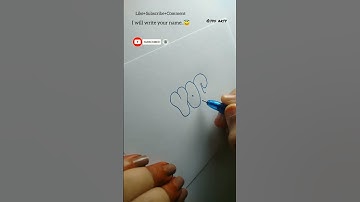 How to write YOGI in bubble letters #art #letters #tutorial