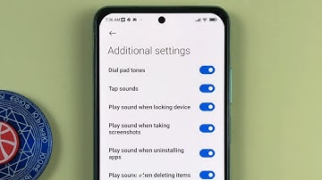 How to enable/disable Touch screen sound on Xiaomi Redmi Note 10 Android 11