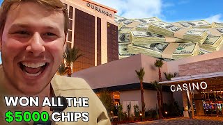 I WENT ON THE CRAZIEST BLACKJACK RUN OF MY LIFE AT THE DURANGO IN VEGAS!