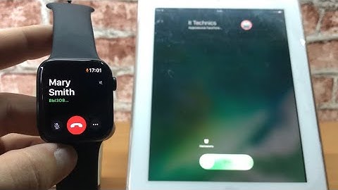 Apple Watch SE calls iPad 4 incoming call