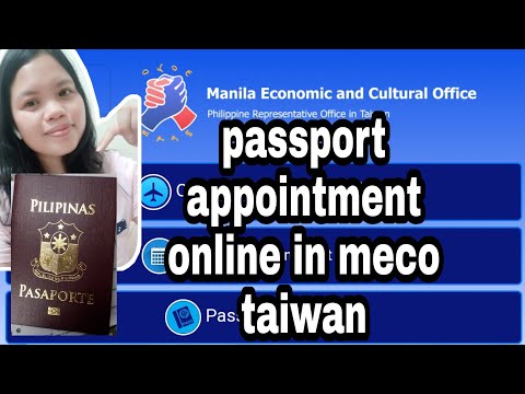 PASSPORT APPOINTMENT ONLINE IN MECO TAIWAN | mama gina's vlog