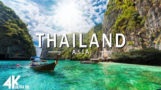 FLYING OVER THAILAND (4K UHD) - Relaxing Music Along With Beautiful Nature Videos - 4K Video HD