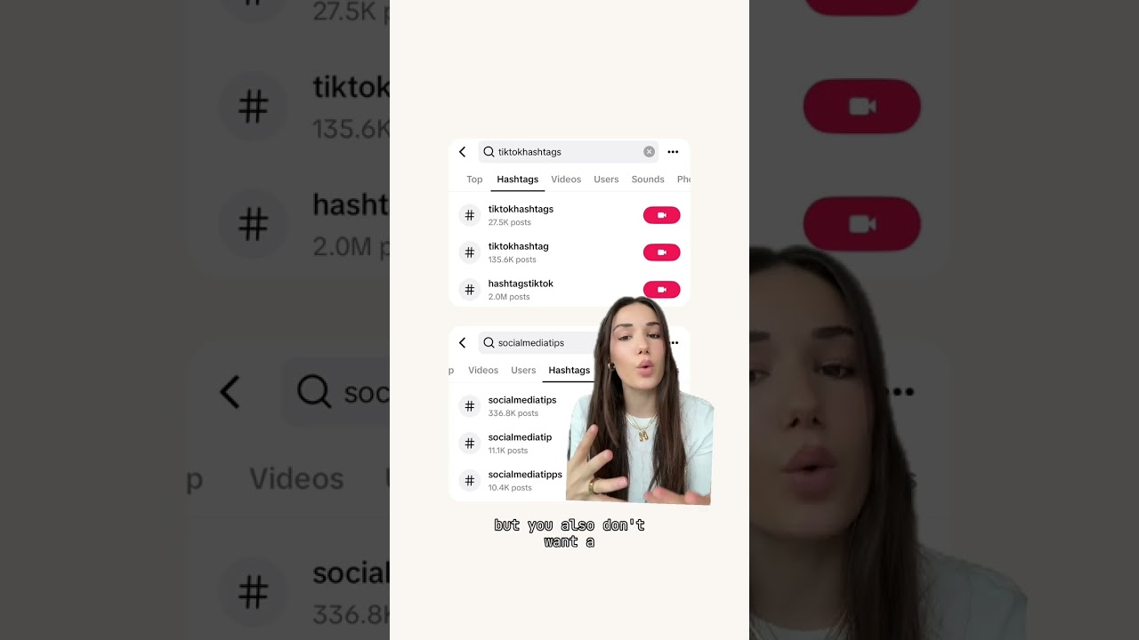 How to find the BEST hashtags for tiktok 👩🏻‍💻💖 