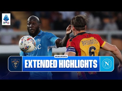 Lecce vs. Napoli: Extended Highlights | Serie A | CBS Sports Golazo