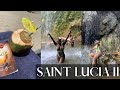 St. Lucia Travel Vlog 2021|Solocation Part 2 |Toraille Waterfalls, Piton Waterfalls, Sulphur Springs