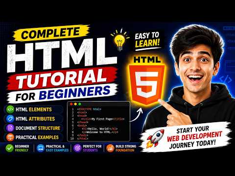 HTML Tutorial for Beginners | Complete Introduction to HTML | Learn HTML Basics | K in Tech