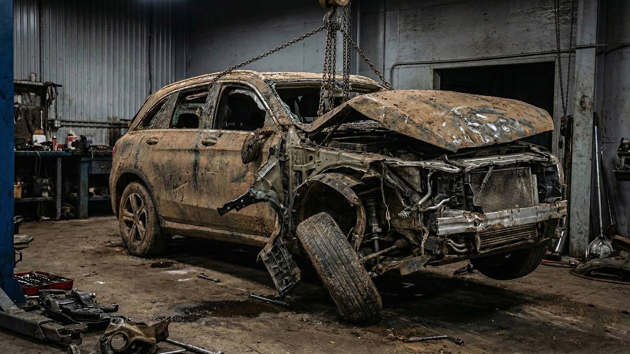 Полная реставрация Mercedes-Benz GLC 300! Подвеска, электроника и роскошная детейлинг-обработка.