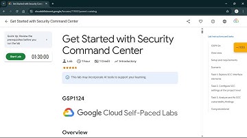 Getting Started with Security Command Center | #qwiklabs | #GSP1124 #CLI