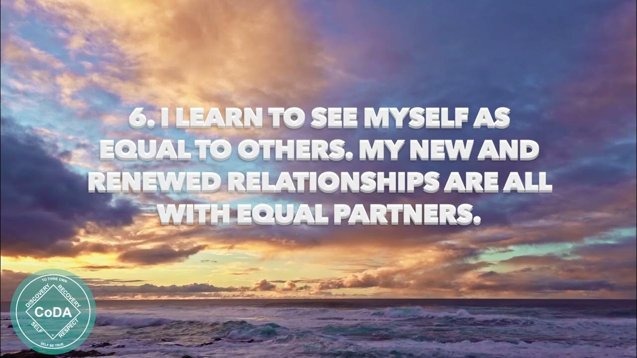 CoDA's 12 Promises Promise 6 YouTube