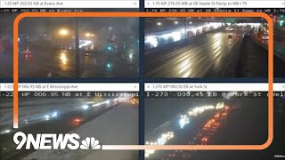 Snow showers create slick Denver morning commute