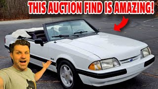 This AUCTION SCORE was Even Better than I expected! Now we have to get this Mustang to MECUM