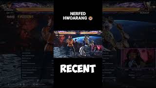 HWOARANG GETS A MASSIVE NERF #tekken8 #tekken #shorts #fgc #esports #hwoarang #tekken8season3