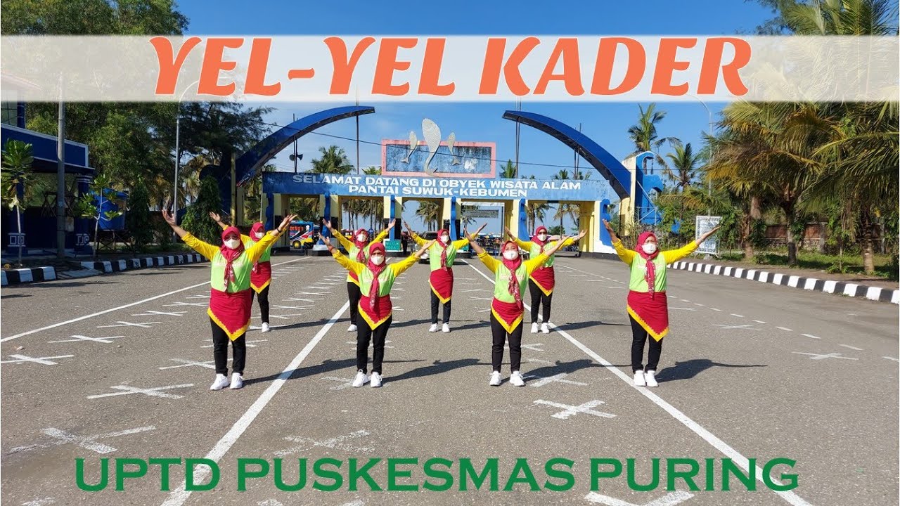 Jambore Kader 2021:  Yel Yel Kader Kesehatan Puskesmas Puring