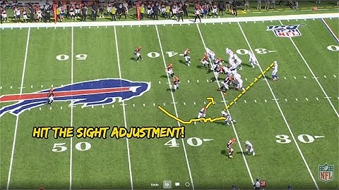 Bills QB Josh Allen Failing to Hit Sight Adjustment
