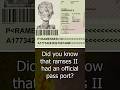 Ramses II fun facts #passport #history #musicproduction