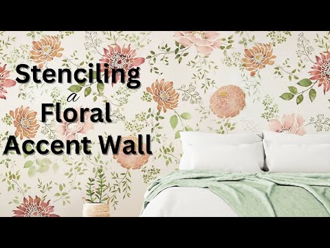 How To Stencil A Faux Brick Accent Wall With Cutting Edge Stencils Bricks  Wall Stencil 