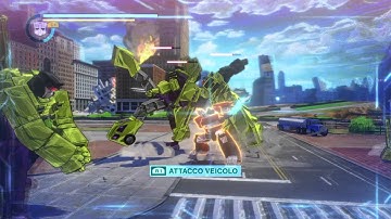 TRANSFORMERS: Devastation - Sideswipe beating the hell out of Constructicons