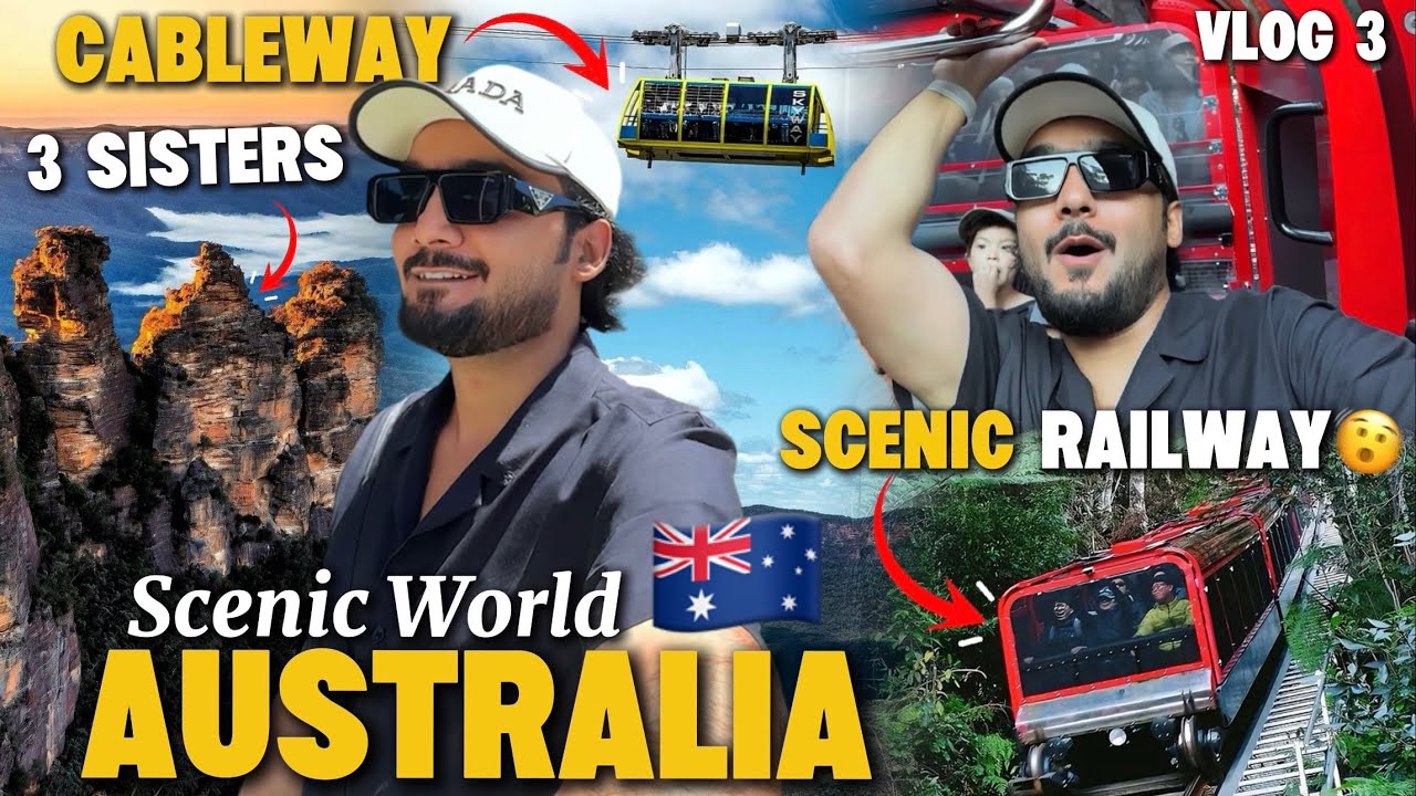 Scenic World Blue Mountains Australia | Sydney Australia 🇦🇺 | Yazdan Australia Vlog 3