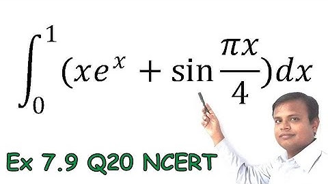 Integrals Exercise 7.9 Q20 NCERT Class XII | IIT JEE