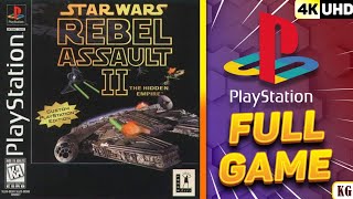 Star Wars: Rebel Assault II: The Hidden Empire | PS1| 4K60ᶠᵖˢ | Longplay Walkthrough Full Movie Game