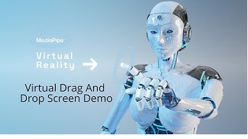 Virtual Image Drag and Drop Using OpenCV, Python and MediaPipe.