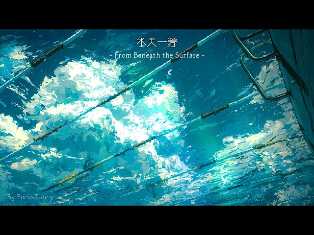 BGM / Inst] 水天一碧 - From Beneath the Surface - | relax #ai
