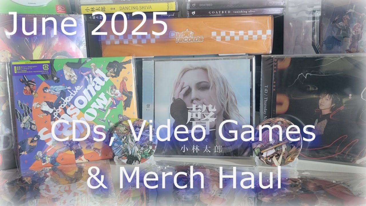 CDs, Video Games & Merch Haul (June 2025)