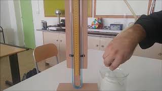 Physics demonstrations. Manometer!