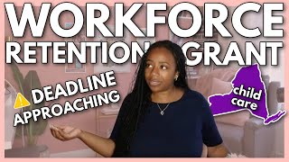 Daycare Grant Opportunity Closing Soon: NYS OCFS Workforce Retention Grant