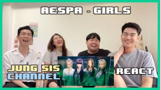 aespa (에스파) - Girls MV & Live Performance จุดจบตำนานงูดำมาถึงแล้วหรอ?!! [Reaction] By Jung Sis