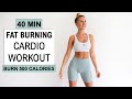 40 MIN FAT BURNING CARDIO WORKOUT 💦| Intense & Sweaty HIIT |Burn 500 Calories| +Warm Up & Cool Down