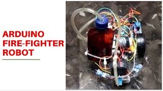 Science Fair 8th Grade 1st Place Winning Project - Arduino Fire-Fighter Robot