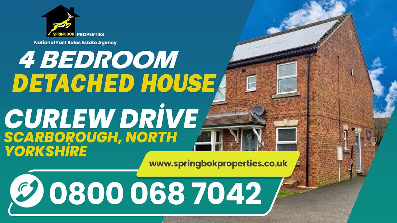 Property For Sale in Scarborough, North Yorkshire Curlew Drive