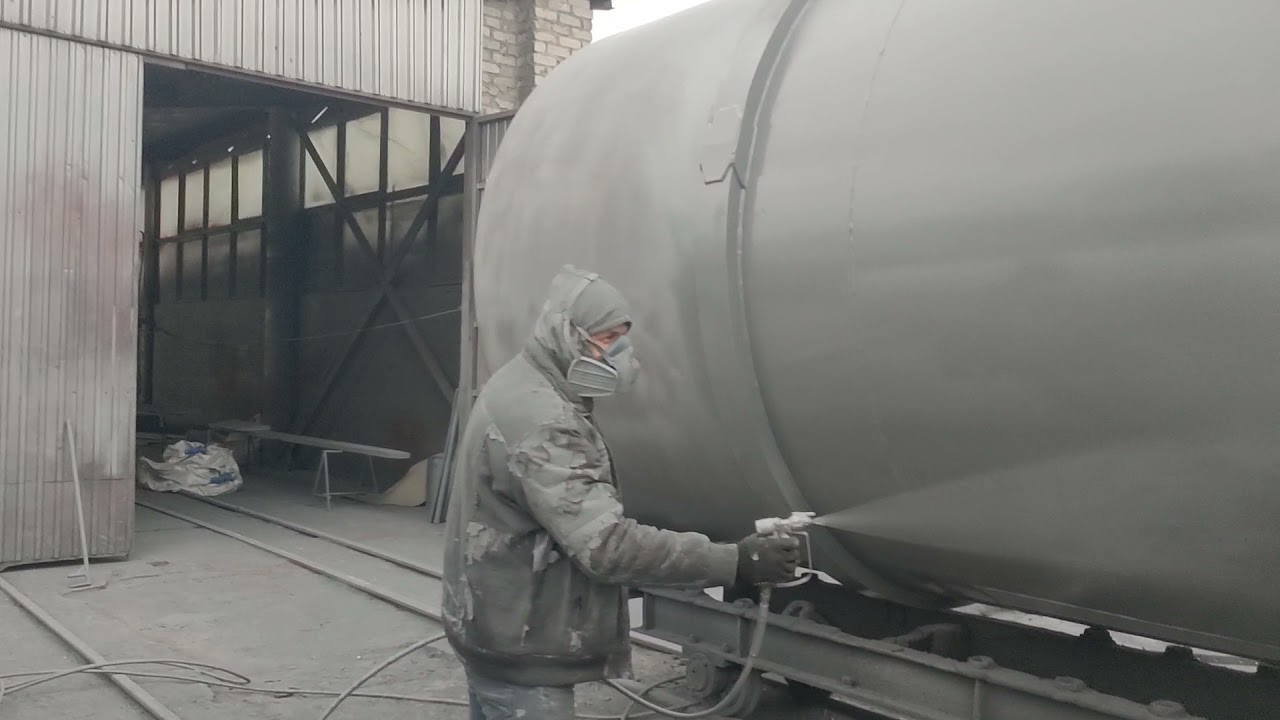 Маляр по металлу. - YouTube