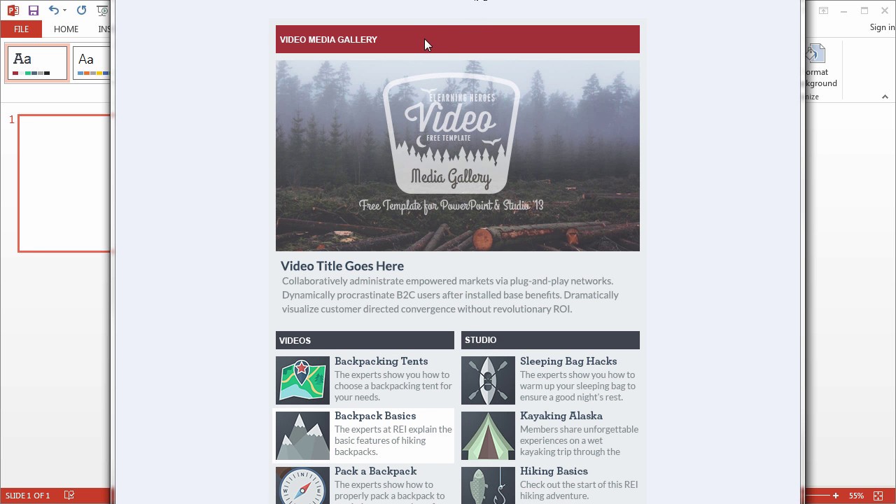 articulate synonym Step 3: Creating the Slide Master Layouts and Placeholders